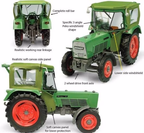 Fendt Farmer 5S 2wd met PEKO Cabine