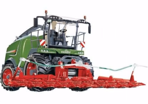 Fendt Katana 85 Hakselaar met Gras en Maisbek