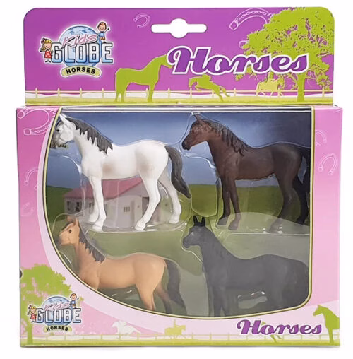 Paarden Set 4 Stuks Kids Globe 640085