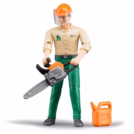 Bruder Bosbouwer met Accessoires BF60030