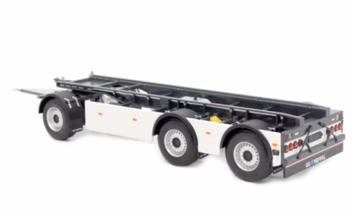 GS Meppel Haakarm Container Trailer Volvo Clear White MM2422-01
