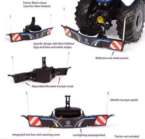 Tractorbumper Safetyweight 800kg New Holland Version UH6685