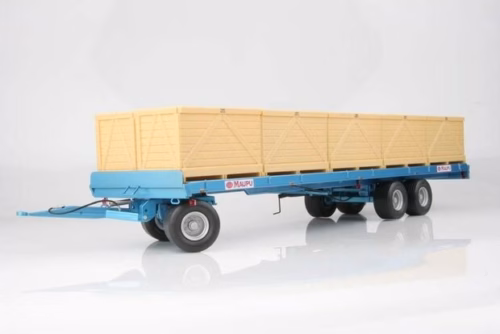 Maupu PM1180/200 Palox Platte Wagen met Kisten Blauw REP010