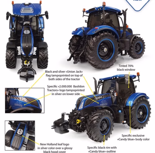 New Holland T7.225 2 Million Basildon Tractors Produced UH6744