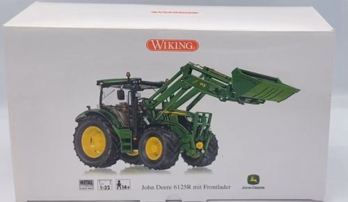 John Deere 6125R met Voorlader (Verbouwd)