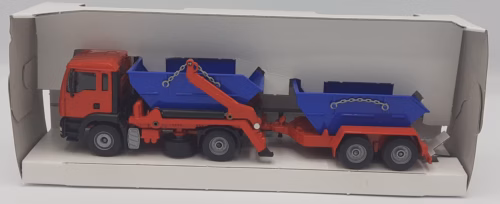 MAN TGA met Afzetcontainers en Aanhanger SK3523