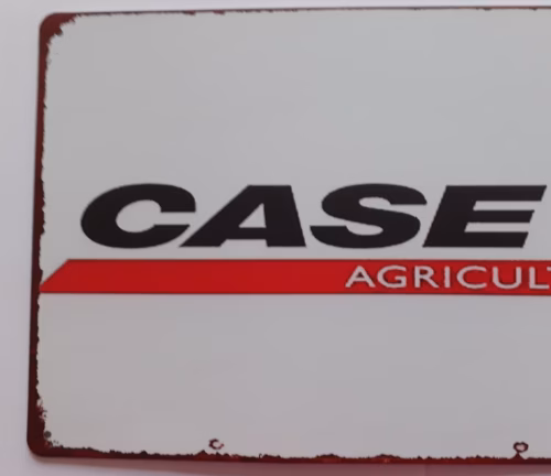 Case Metalen Wandbord 20x30 cm