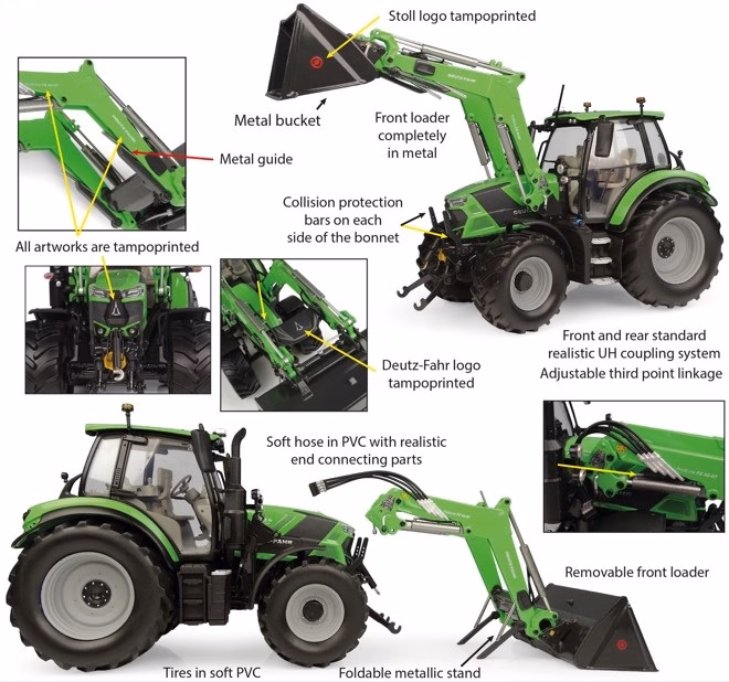 Deutz-Fahr 6150.4 TTV met Stoll FZ 43-27 Voorlader Limited Edition UH6859