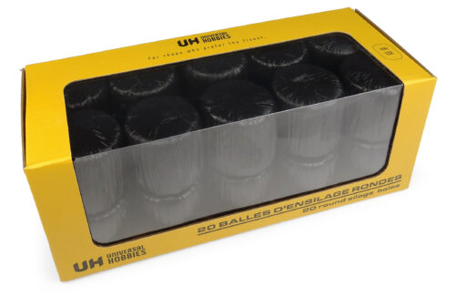 Gewikkelde Ronde Balen Zwart 20 stuks UH7230