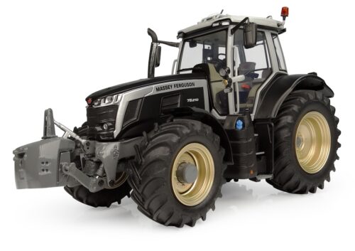 Massey Ferguson 7S.210 Matt Black met Gold Rims Limited Edition UH7207